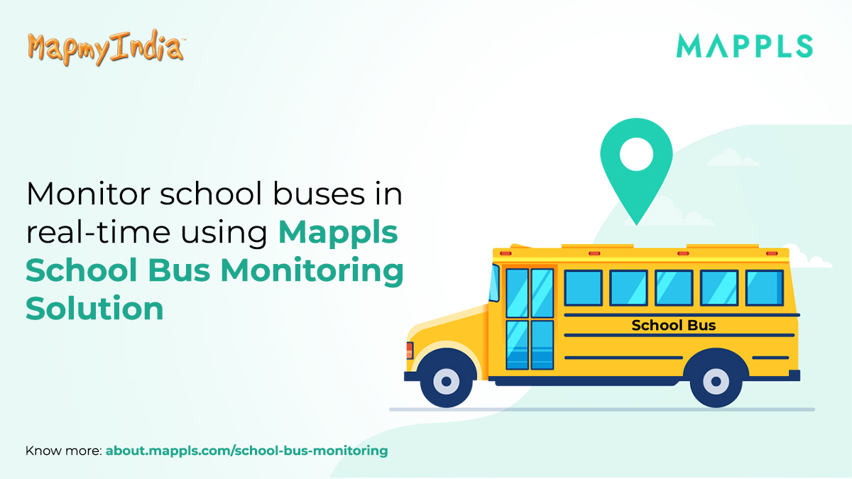 Mappls School Bus Monitoring